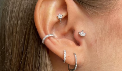 Comment enlever le piercing rook ?